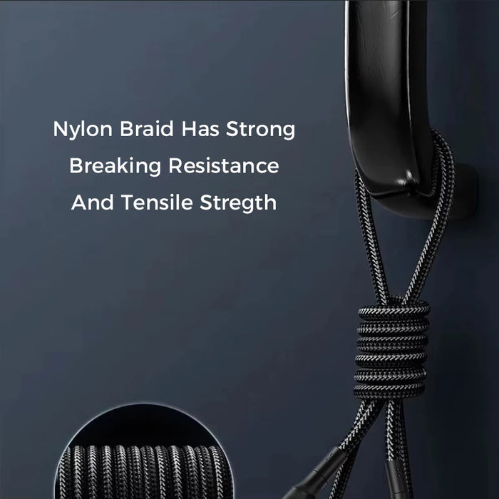 60W Braided USB-C to USB-C Cable