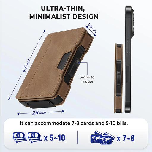 Slim RFID-Blocking Card Holder Wallet