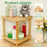 Bamboo Corner Bathroom Shelf