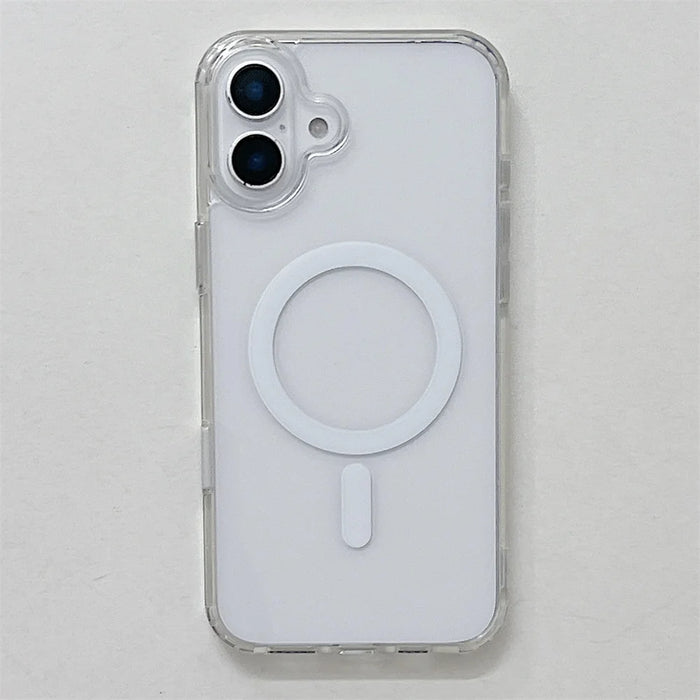 Magnetic Leather Phone Case for iPhone 16