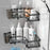 Adhesive Corner Shower Caddy (Stainless)