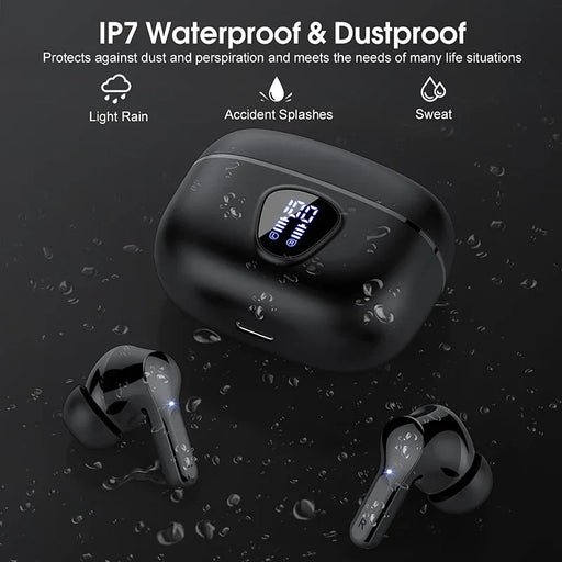 Bluetooth 5.3 Wireless Earbuds with Charging Case