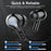 Bluetooth 5.3 Wireless Earbuds with Charging Case