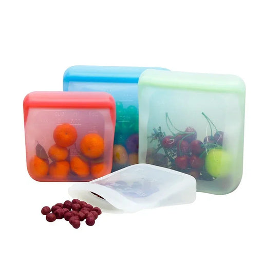 Reusable Silicone Food Storage Bags